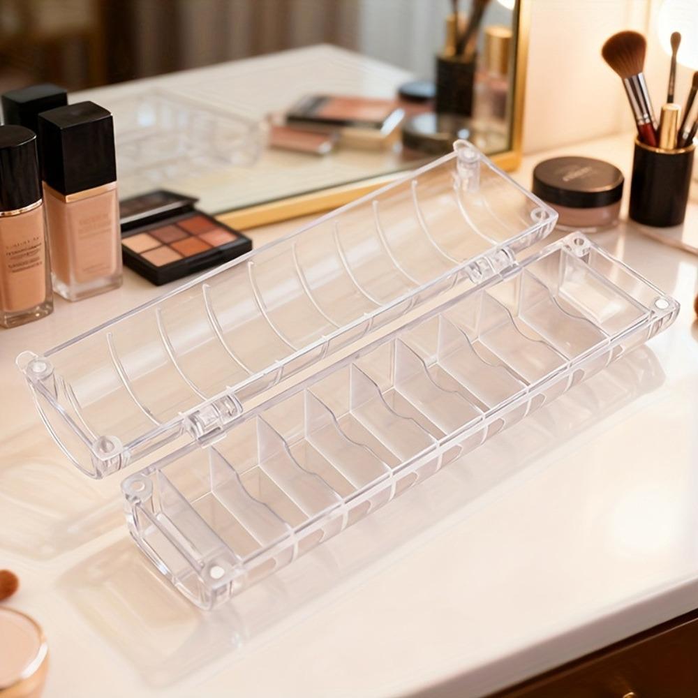 Plastic Magnetic Bobbin Storage Box Transparent Stable Lock Core Bobbin Holder Large Capacity Sewing Tool Organizer