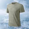 Summer Short Sleeved Men's Sports Short Sleeved Casual T-shirt Men's Casual Sports Quick Drying Short Sleeved T-shirt