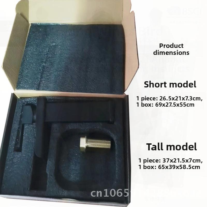 Black Copper Core Waterfall Faucet for Wash Basin Bathroom Toilet Modern Stainless Steel Hot And Cold Mixed Basin Tap