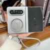 Creative Silver Can Magnetic Suction Bracket Is Suitable for Huawei PuraXMax Mobile Phone Case Folding Screen Dual Central Axis Protective Cover.