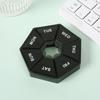 7 Days Pill Storage Box Mini Travel Portable Medicine Dispenser Multifunction Plastic Seven Compartment Sealer Box