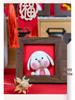 Xianci Year of the Horse Zodiac Wool Felt Needle Felting DIY Photo Frame Gift Set