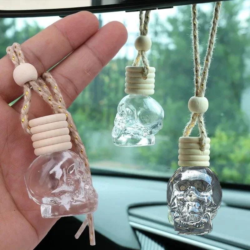 Car Perfume Bottle Decoration Aromatherapy Essential Oil Bottle Hanging Auto Air Freshener for Home Car Decoration Accessory