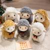 Cartoon-Schaf-Puppe Niedliches Plüschtier Kleine Schaf-Puppe Dekoration Alpaka-Puppe Greifpuppe Event-Geschenk Geburtstagsgeschenk Verschenken an Freund
