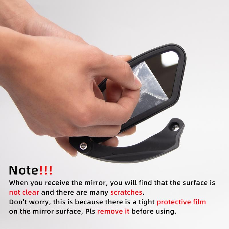 Stainless Steel HD Lens Bike Rear VIew Mirror 360° Rotatable MTB Rear Mirror Widen Big View Road Bicycle Mirror Bike Accessories