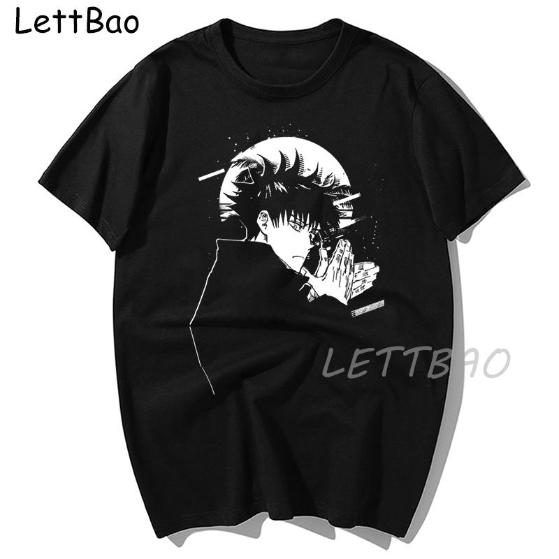 Harajuku T Shirt Jujutsu Kaisen Anime Graphic Tees Men S Clothing Punk Casual Tees Plus Size