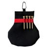 With Metal Clip Golf Tee Bag Spacious Golf Ball Pouch stylish Golf Stud Pocket  Valuables Storage