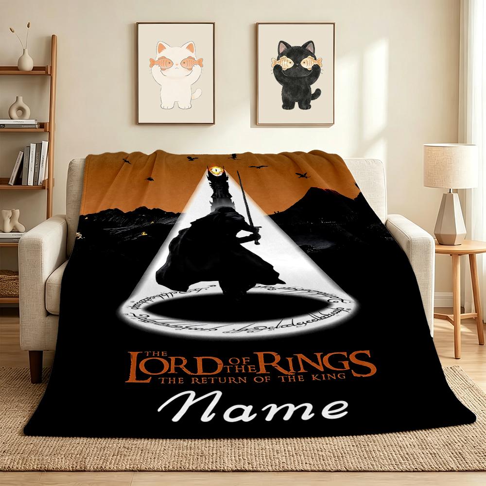 Custom Name Journey Light Flannel Blanket Throw Blanket Soft Warm Sofa Bed home Decor Unique Gift