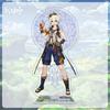 16cm Height Acrylic Large Stand-up Display Featuring Characters From Mondstadt and Liyue In Genshin