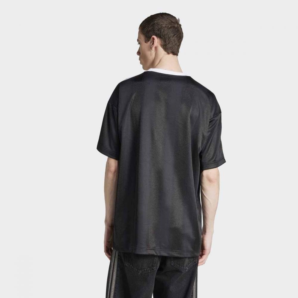 Adidas Adicolor Jacquard Loose Fit Jersey Inspired By Past Football Kit Jw5876