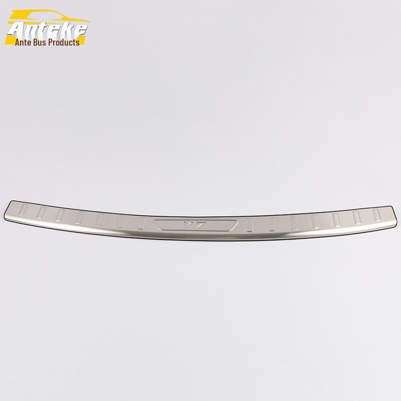 Stainless Steel Rear Bumper Trim & Trunk Protector for Hanteng 19 V7