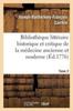 Libro Bibliotheque Litteraire Historique Et Critique De La Medecine Ancienne Et Moderne. Tome 2