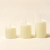 LED Flameless Pillar Votive Candles LED Tea Lights Electric Candle with Moving Wick Window Candle Lights Simulation Candles Lamp