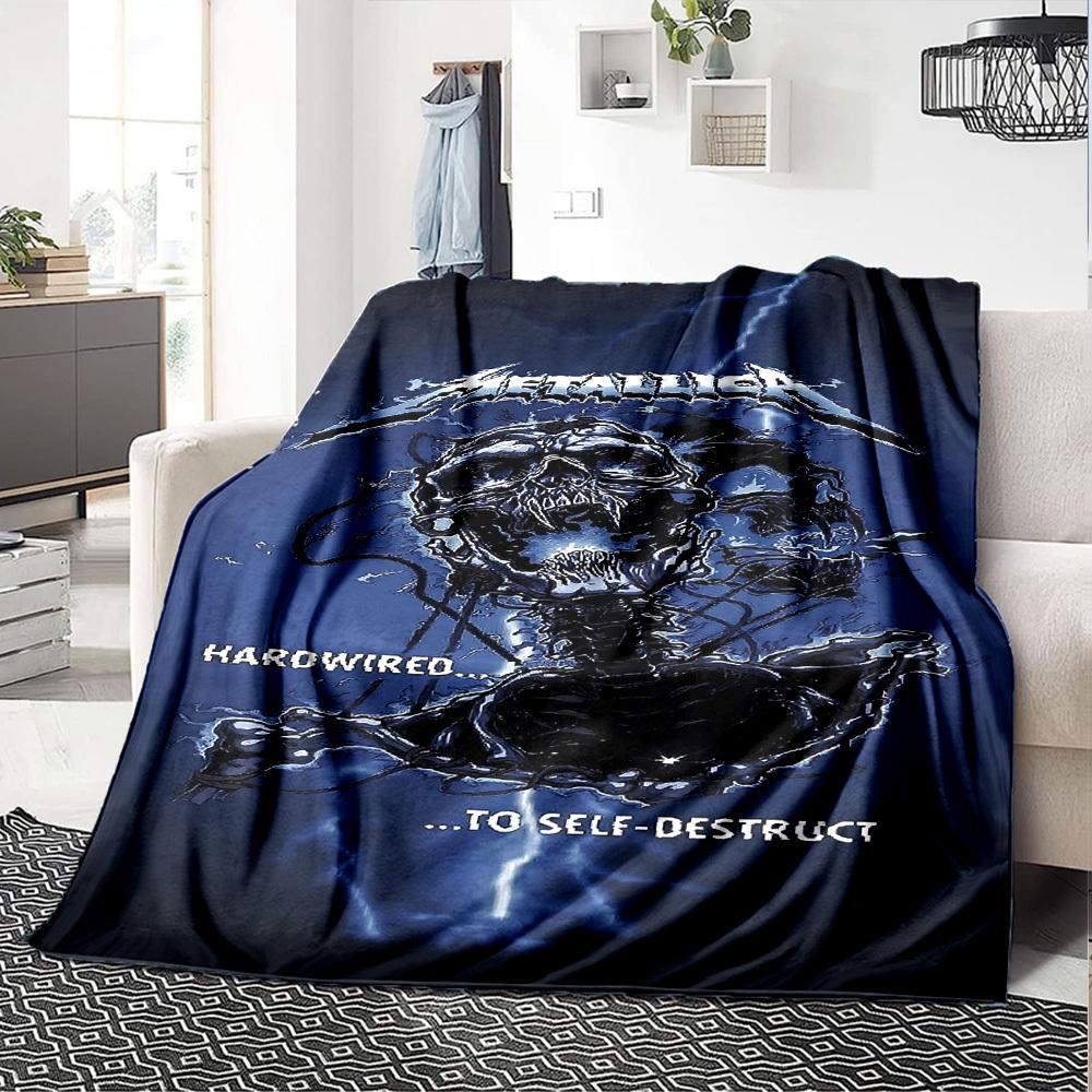 1 Stück Drachen-Gitarre-Themen-Decke Weiche Flanelldecke für alle Jahreszeiten Gemütliche Überwurfdecke mit kräftigem Grafikdruck, Reise- oder Urlaubsgeschenk für Familie & Freunde