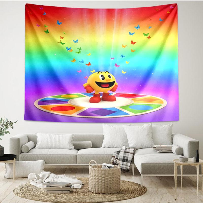 PAC Print Tapestry - Portable Wall Decor Cloth, for Home, Dorm, Travel, Bedroom, Living Room - Ideal Birthday Housewarming Gift