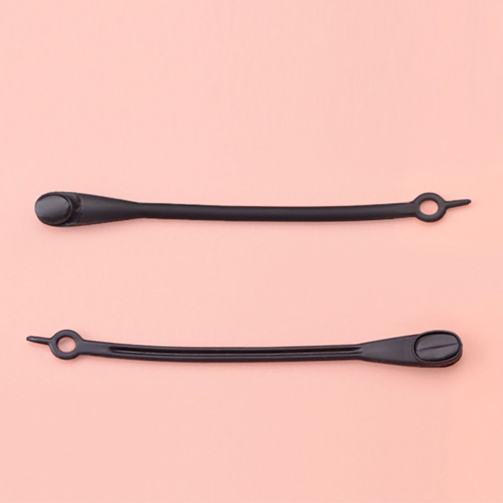 12Pcs/set Solid Color Stretch Shoelace Silicone Lazy People's Shoe Strap Durable Sneakers Laces