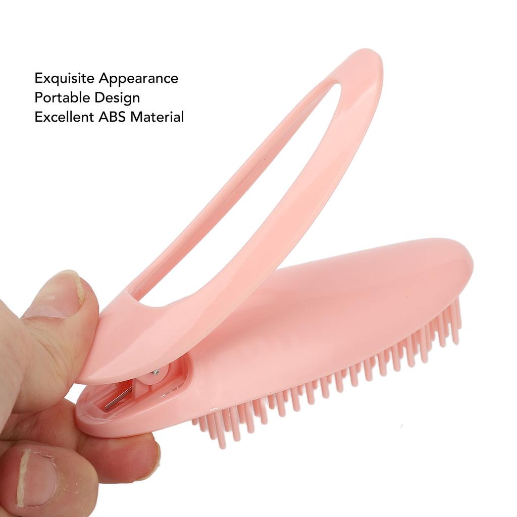 Hair Slit Comb Z Shape Ergonomic Handle Lightweight Portable Artifact Detangling Comb Hair Tool Set