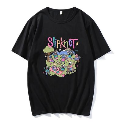 Heavy Unisextal Music Band Print T-shirts Short Sleeve Cotton Soft Tee-shirt Unisex/Women Clothing High Quality Comfortable Tshirt Tee