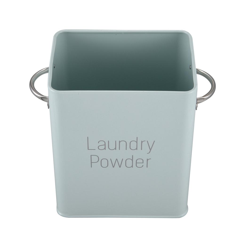 AAAF 2X 3L Beautiful Powder Laundry Powder Boxes Storage With Scoop Green