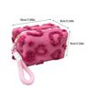 Sweet Girly Plush Large-Capacity Cosmetic and Toiletry Travel Bag