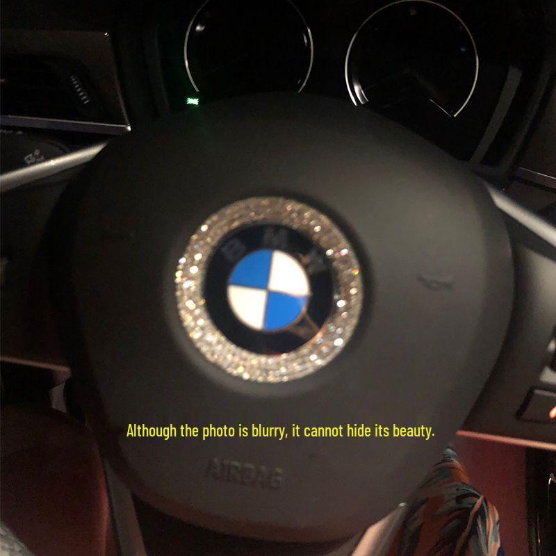 Autoaufkleber mit Kristall-Diamant-Logo für BMW 1er/3er/5er Reihe, X1/X2/X3/X5