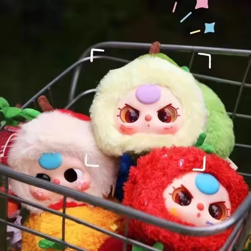 Blind Box Baby Three3 Year Old Orchard Plush Series Pendant Desktop Exquisite Ornament Cute Doll Toy Mystery Box Birthday Gift