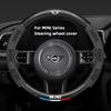 MINI Car Steering Wheel Cover Car Interior Accessories For MINI One Cooper JCW Countryman Clubman Cabrio Paceman Coupe Roadster