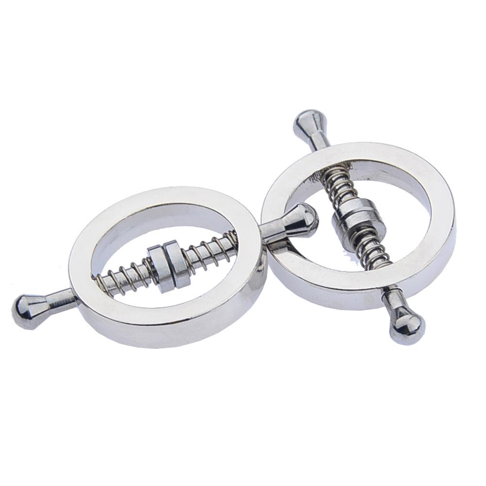 SM Metal Erotic Nipple Clamps - Adult Toys for Couples
