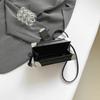 Damen Thread Lock Schnalle Box zum Nähen von Nieten PU Schultertasche All-Match Crossbody Bags modisches Design monochromatisch