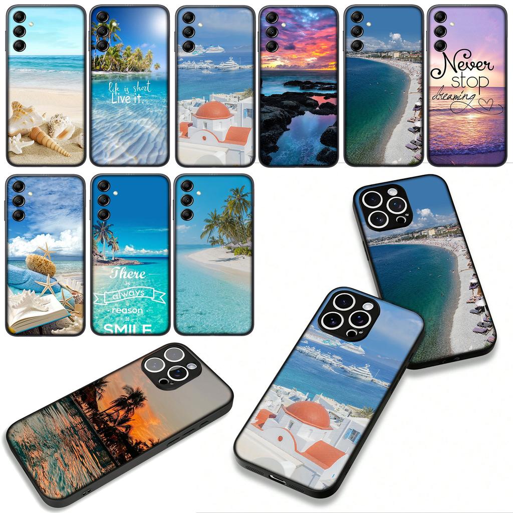 Cover for Xiaomi Redmi Note 15 11 9 10 Pro Plus A5 9A 9T 10A 10C 9C NFC 15C 8T Phone Case Mountain Sea Beach Travel Sand
