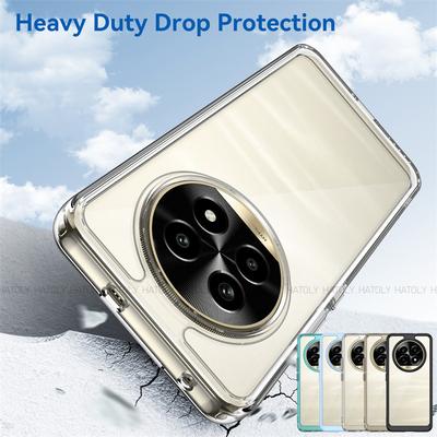 For Realme 13 Pro Plus Case Realme 13 Pro 13 Pro Plus 5G Cover Clear PC Shockproof Silicone Phone Back Cover Realme 13 Pro Plus