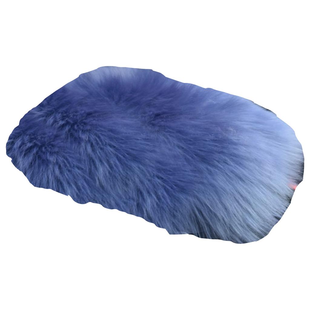 Furry Armrest Cover Car Sheepskin Wool Fur Soft Auto Center Console Cover Universal Truck Armrest for Seat Box Pad for W