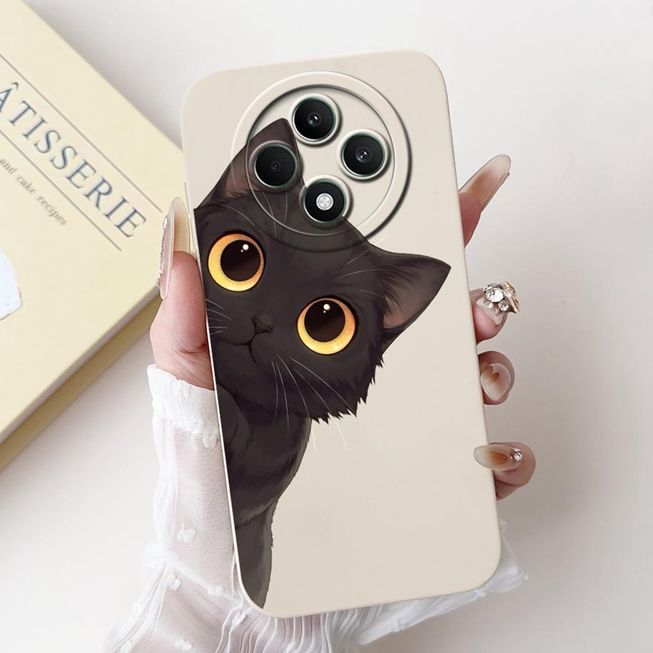 For OPPO Reno 12F 5G Case CPH2637 Lovely Panda Rabbit Liquid Silicone Durable Back Cover For OPPO Reno12F Reno12 FS F27 5G Coque