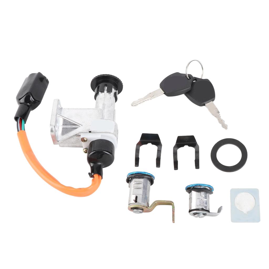 Ignition Switch Assembly Stainless Steel for Chinese GY6 Electric Scooter 50?150cc 4 Stroke