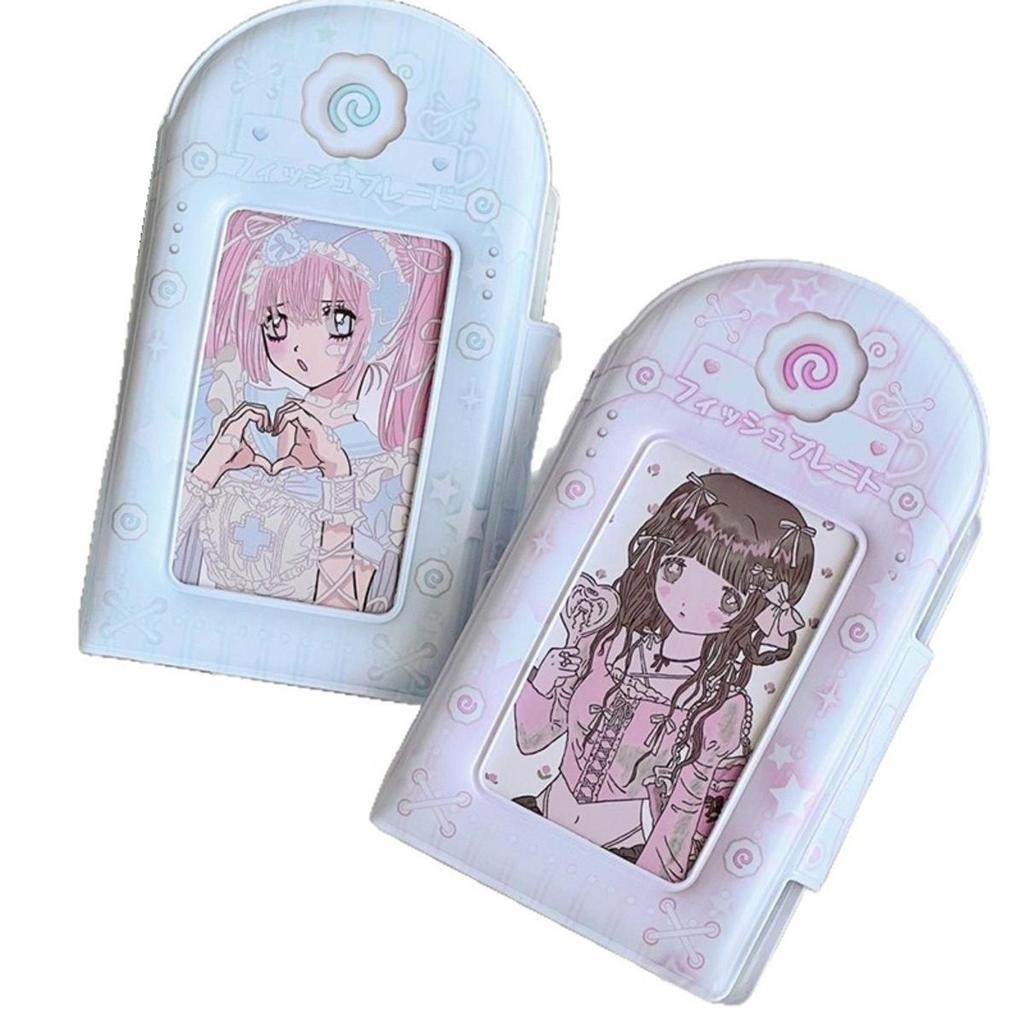 3 Inch 32 Slots Photo Album Collector Book Photocard Holder Card Holder Sweet Square Hollow INS Cartoon Album Cards Binder