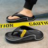 Modische weiße Damen-Slipper Dicke Plattform EVA Herren-Flip-Flops Sommer Clip Anti-Rutsch Strandsandalen Bequeme weiche Sohle Slipper