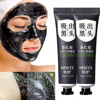 Blackhead Remover, Pore Control, Skin Cleansing, Purifying Bamboo Charcoal, Peel Off Face Mask,1 Bottle