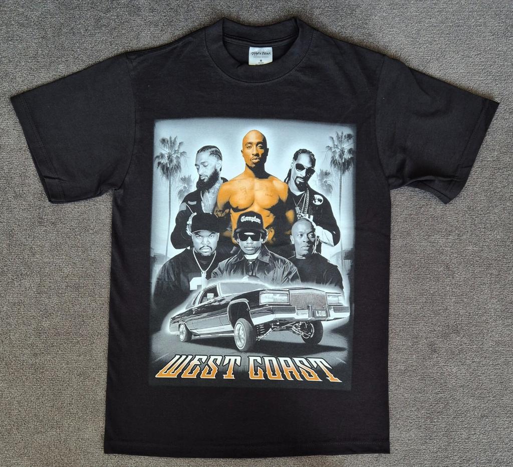 Hiphop Legends Ultra Heavyweight American Style Hip Hop Tee by LEGIT CO