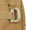 Moschettone tattico leggero tipo D: Plastica-Acciaio Accessorio Rapido per Alpinismo e Zaino (ITW GRIMLOC)