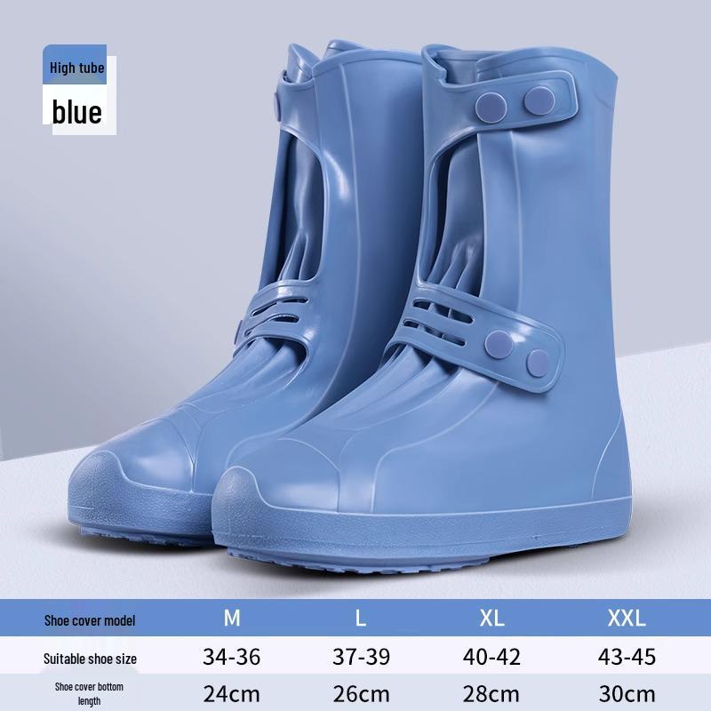 Durable Non-slip Silicone Rain Shoe Covers for Adults and Students