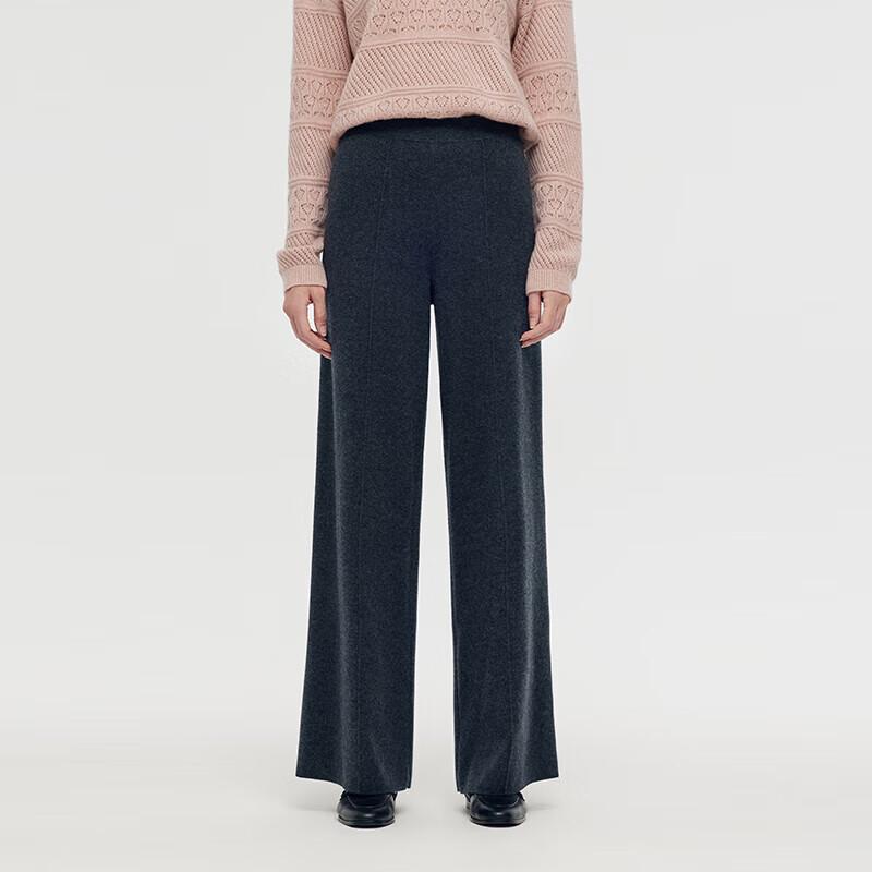 GOELIA Washable Wool Wide-Leg Pants