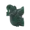 Natural Jade Stone Elephant Statue Car Ornament Home Decor Desktop Craft Accessory