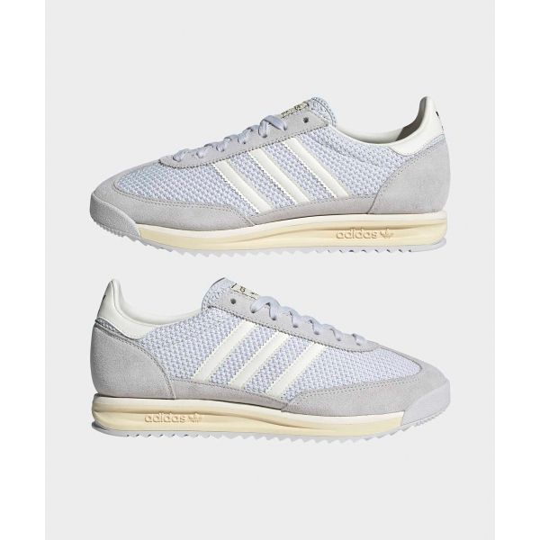 adidas Originals Sl 72 Rs Leather Versatile Comfortable Durable Low-Top Lifestyle Casual Shoes Unisex Casual Shoes Gray JR8773