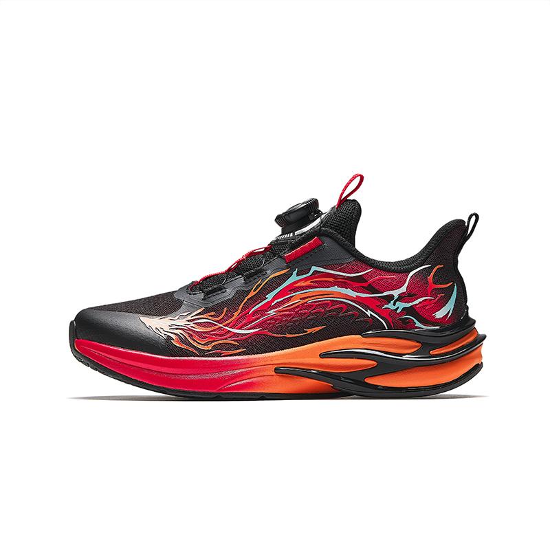 Anta Kids Red Flame Trendy Fashion Comfortable Versatile Lightweight Shock Absorbing Low Top Running Shoes Men sneaker A12515510