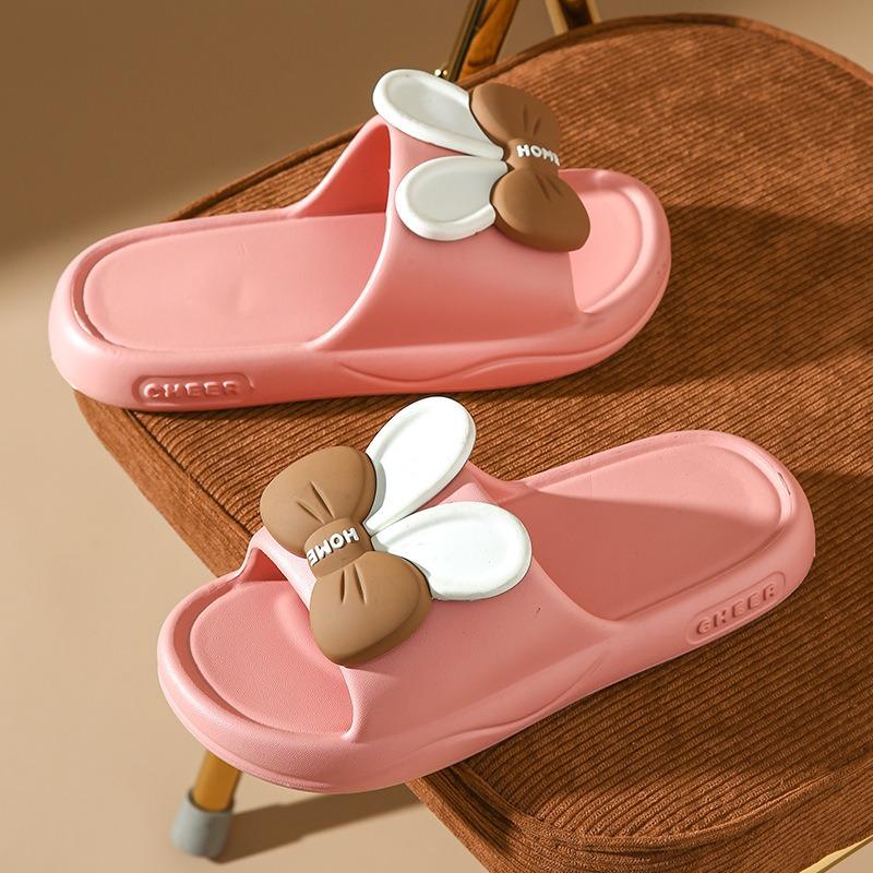 

Light luxury soft bottom cool slippers women s summer slippers v deodorant non-slip wear-resistant soft bottom non-slip 40-41 розовый