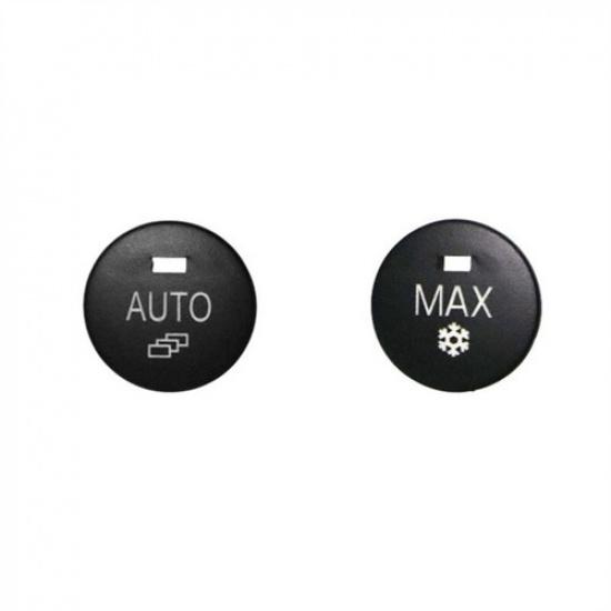 2pcs Car Front AC AUTO + MAX Switch Button Replace For BMW X5 X6 E70 E71 08-13