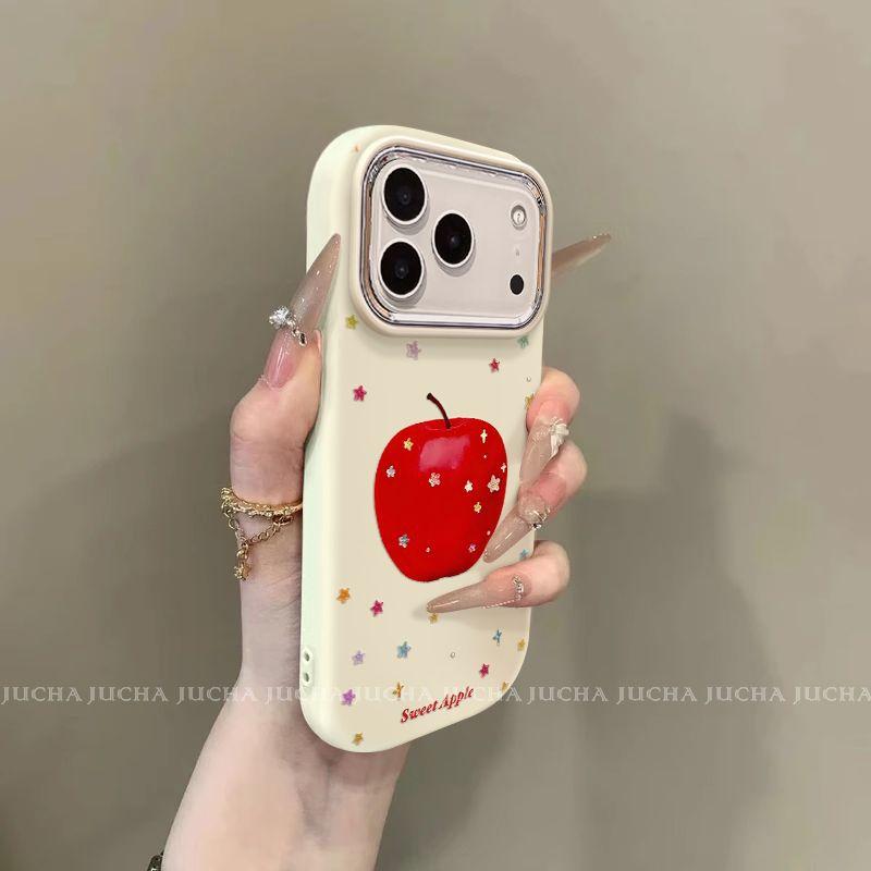Applicable to Apple 11promax mobile phone case with bracket silicone iphone11plus niche colorful Apple stars