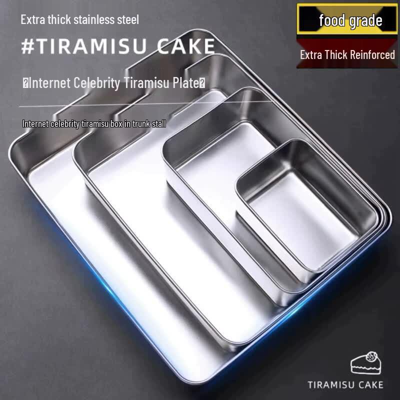 Stainless Steel Rectangular Serving Tray