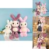 Large Plush Rabbit Toy Pillow Adorable Soft Stuffed Bunny Doll For Kids Gifts