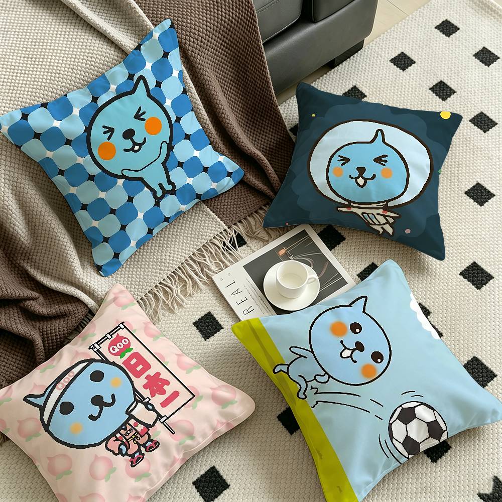 Q-Qoo Decorative Room Aesthetics Pillow Case Home Decor Bedroom Sofa Bed Couch Pillow Cover 45x45
